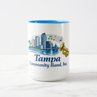 TCB Trompeten-Logo-Tasse Zweifarbige Tasse