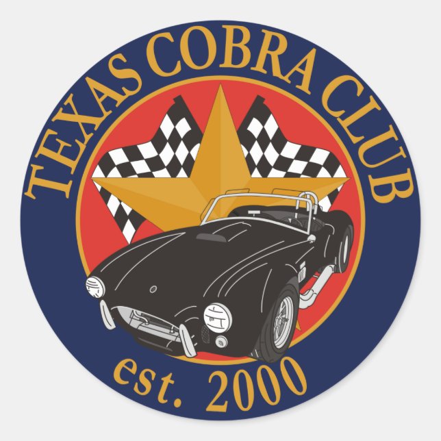 TCC-Logo-Aufkleber Runder Aufkleber (Vorderseite)