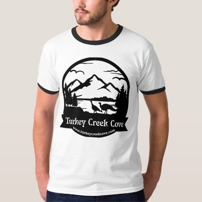 TCC-T - Shirt für Männer mit schwarzem Logo (Vorderseite)