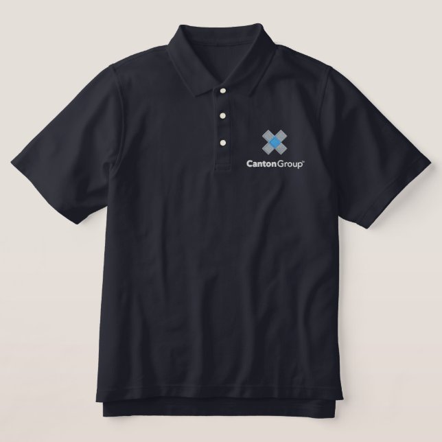 TCG Dark Navy Polo Shirt (Design Vorderseite)