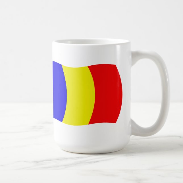 Tchad Drapeau Mug (Droite)