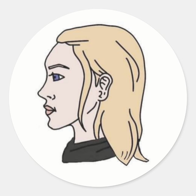 Tchadienne stickers en bois (Devant)