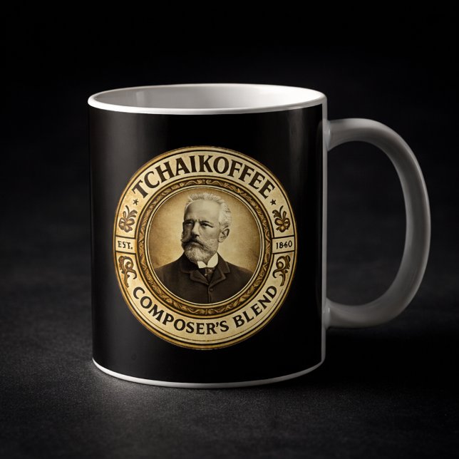 TCHAIKOFFEE Composer’s Blend Classical Music  Kaffeetasse (Von Creator hochgeladen)