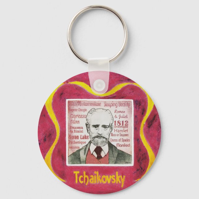 Tchaikovsky key ring schlüsselanhänger (Vorderseite)