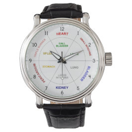 TCM Organs Body Clock Traditionelle chinesische Me Armbanduhr