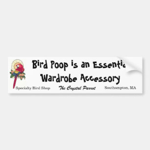 TCP-Vogel kacken Autoaufkleber