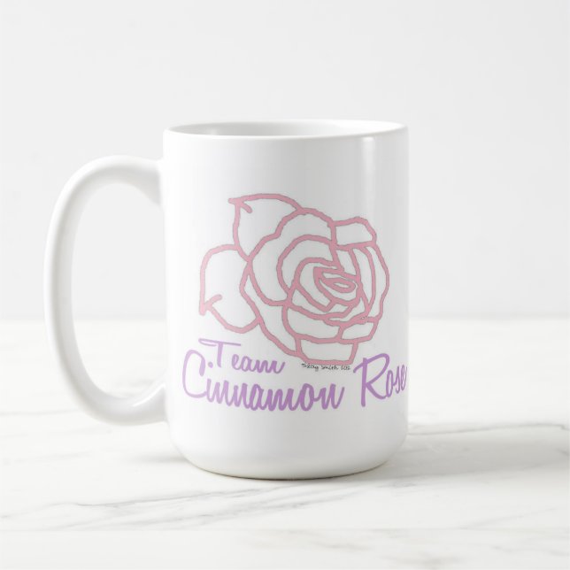 TCR Logo/CR Porträt-Kaffeetasse Kaffeetasse (Links)
