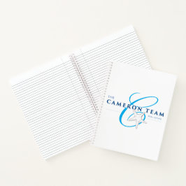 TCT-Logo mit Personalisierung Notizbuch