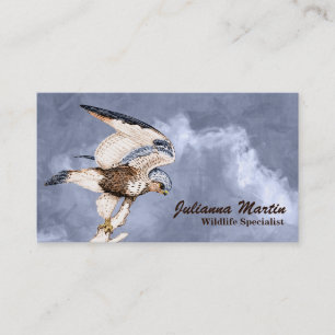 TCWC - Amerikanische Kestrel-Illustration Visitenkarte