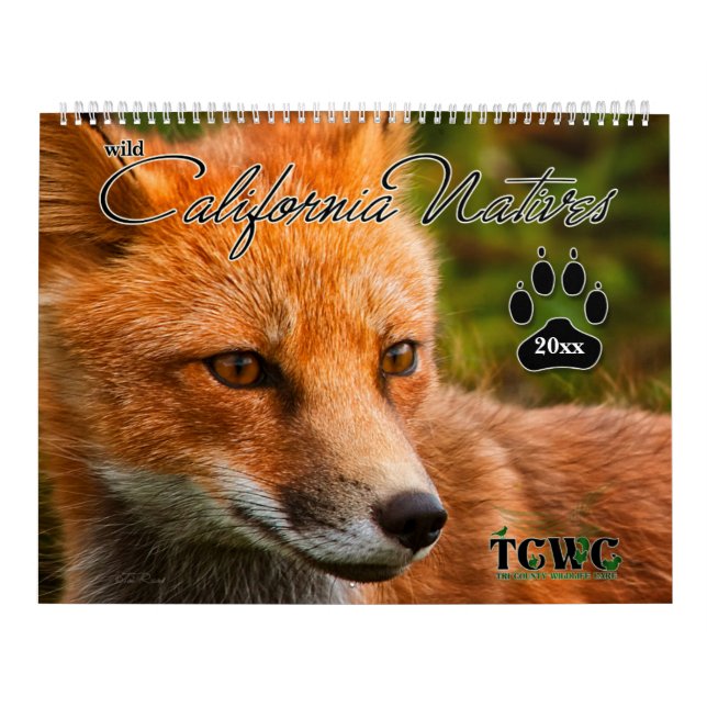 TCWC - Jahr der Nation California Wildlife Custom  Kalender (Titelbild)