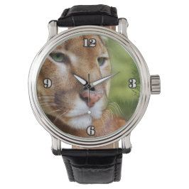 TCWC - Puma Mountain Lion Art Armbanduhr