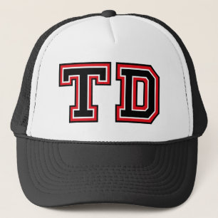 "TD" Monogram Trucker Hat Truckerkappe