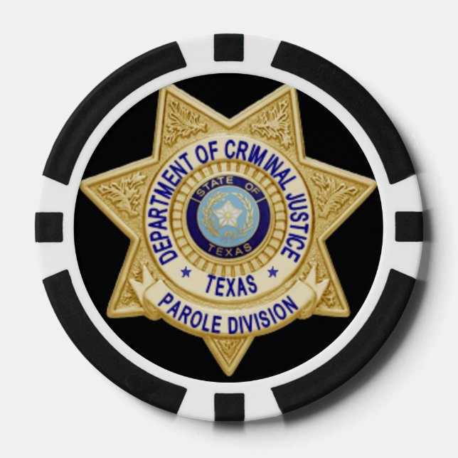 TDCJ Parole Division Coin Pokerchips (Vorderseite)