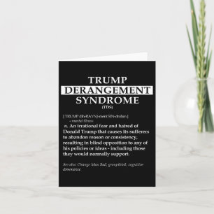 Tds Politisches Definition-Shirt - Trump-Derangrif Karte