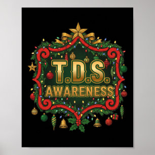 Tds Trump-Derangement-Syndrom Lustig Trump-Unterst Poster