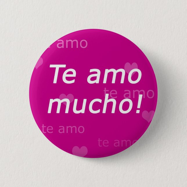 Te Amo-Knopf Button (Vorderseite)