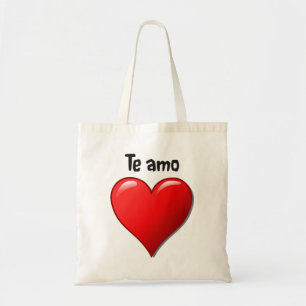 Te Amo - Liebe I Sie auf spanisch Tragetasche