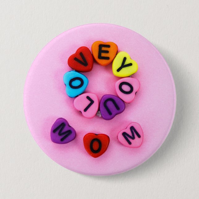 Te amo mamá button (Vorderseite)