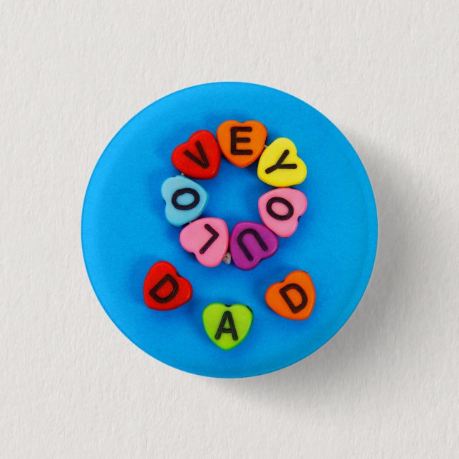 Te amo papá button (Vorderseite)