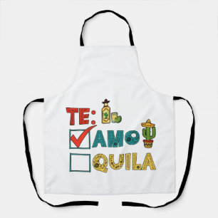 Te Amo Tequila Cinco De Mayo Funny Schürze
