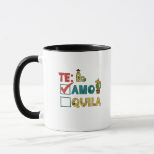 Te Amo Tequila Cinco De Mayo Funny Tasse