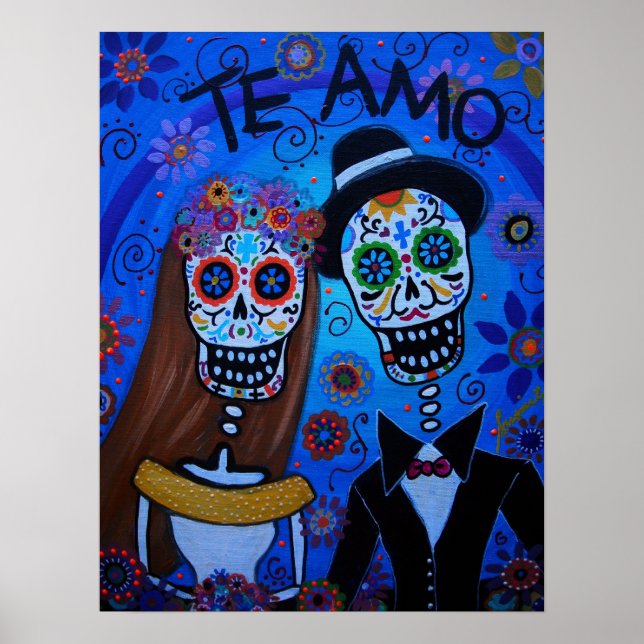 TE AMO WEDDING COUPLE POSTER (Vorne)