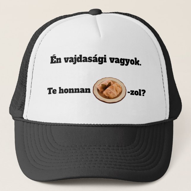 Te honnan SZÁRMA-zol? mici Truckerkappe (Vorderseite)