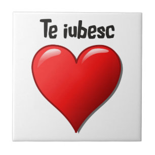 Te iubesc - i-Liebe Sie auf Rumänen Fliese