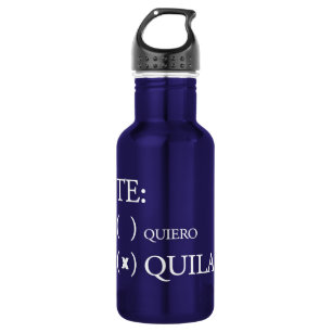 Te Quiero Tequila Trinkflasche