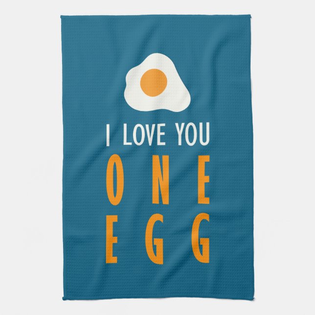 Te quiero un huevo geschirrtuch (Vertikal)