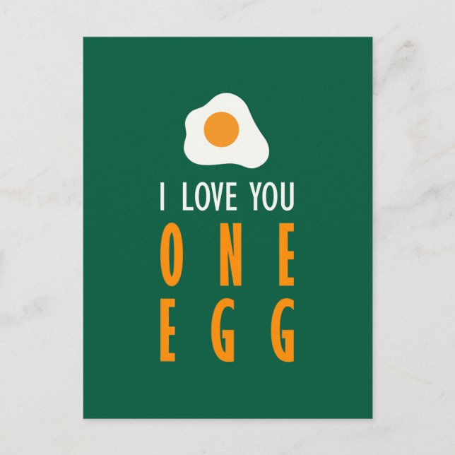Te quiero un huevo postkarte (Vorderseite)