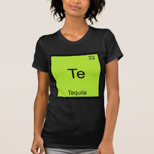 Te - T-shirt drôle de symbole d'élément de chimie
