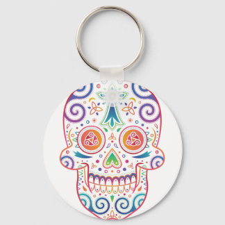 tête_mort_celtique schlüsselanhänger