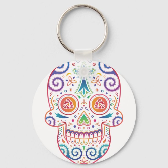 tête_mort_celtique schlüsselanhänger (Vorderseite)