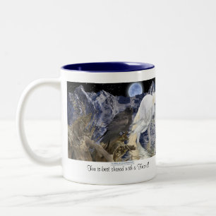 TEA BEST GEMEINSAM MIT EINEM FREUNDLICHEN Pegasus  Zweifarbige Tasse