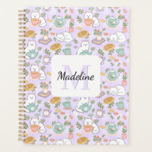 Tea & Bookish Cats Spiral Planner