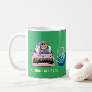 Tea Break Schreibwriter-Tasse Kaffeetasse