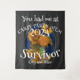 Tea Brunch Mittagessen Gartensitzplatz Party 2024 Wandteppich