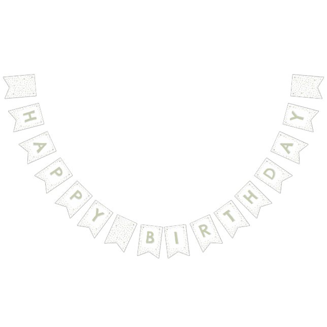 Tea Confetti Aquarelle Dots Bunt Drapeau (Tout)