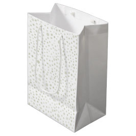 Tea Confetti Wasserfarbe Dots Geschenktasche Mittlere Geschenktüte