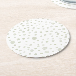 Tea Confetti Wasserfarbe Dots Paper Untersetzer
