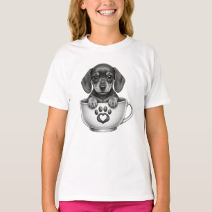 Tea Cup Dachshund Welpe T-Shirt