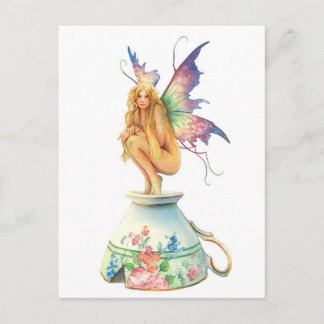 Tea Cup Fairy Postkarte