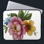 Tea Cup Floral Bouquet Laptopschutzhülle<br><div class="desc">Keep your gadgets organized and protected with this durable,  stylish,  and customizable electronics bag,  designed for travel,  work,  and everyday use with ample storage for cables,  chargers,  and accessories.</div>