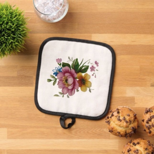 Tea Cup Floral Bouquet  Topflappen (Von Creator hochgeladen)