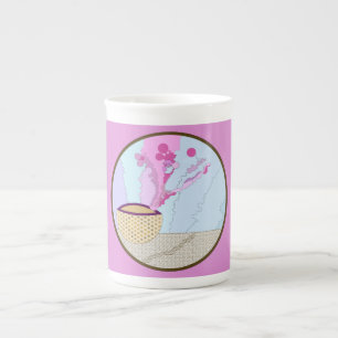 Tea-Cup mit Tee-Dampfbad China Design Prozellantasse