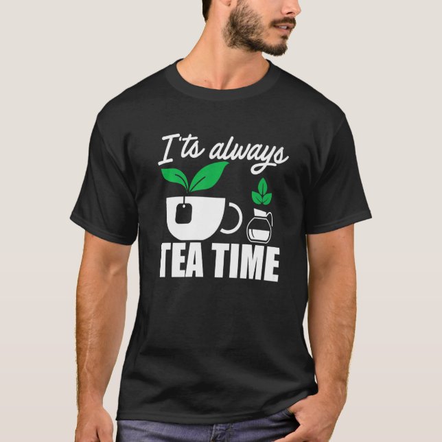 Tea Drinker Cup of Tea B T-Shirt (Vorderseite)
