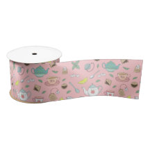 Tea Drinker Tea Cups und Teekocher Vintag rosa