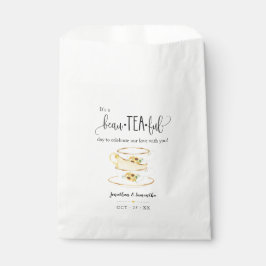 Tea Favor Taschen Sonnenblumen Gastgeschenk Hochze Geschenktütchen