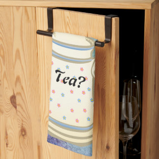 Tea? #FROMily from Fandom Liu Diner Design Geschirrtuch